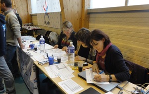 Table centrale, avec les "Drôles de Dames". Mais où est Charly?