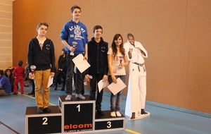 Podium des meilleurs arbitres du tournoi