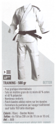 Adidas Training - Judogi Confirmé "500g" - 150 cm à 200 cm