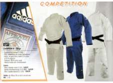 Judogi - Compétition - Adidas - 730g - 150 cm <> 210 cm (Bleu)